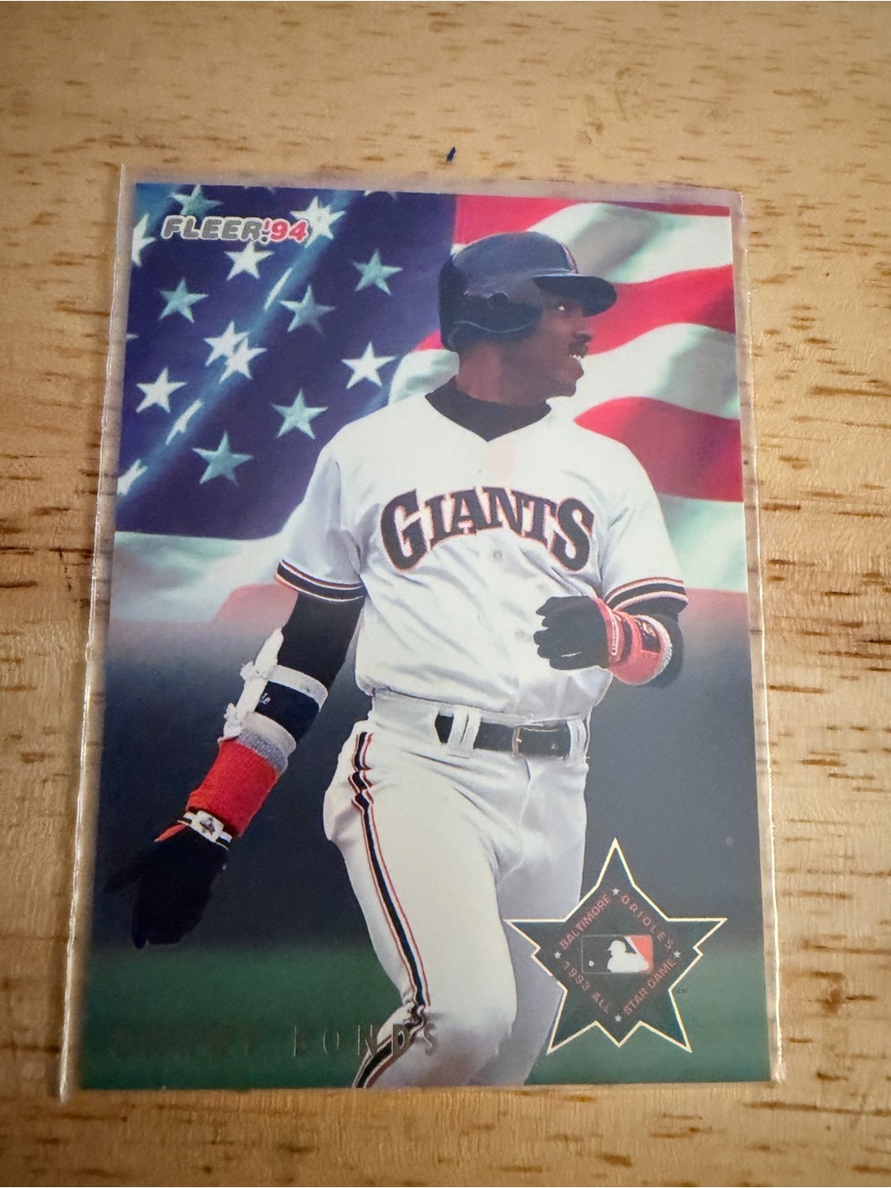 Fleer '94 Giants Barry Bonds Baseball Card